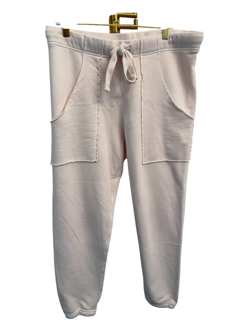 Frank & Eileen Pale Blush Drawstring Pocket Joggers